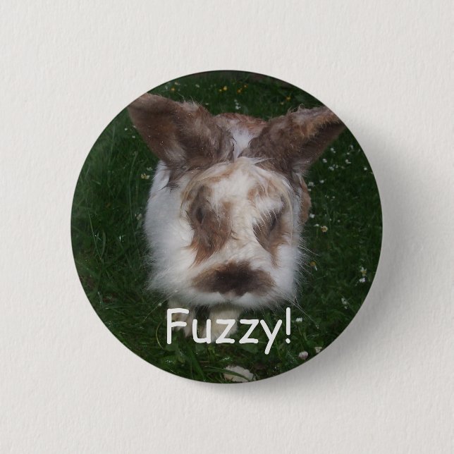 Fuzzy! 6 Cm Round Badge (Front)