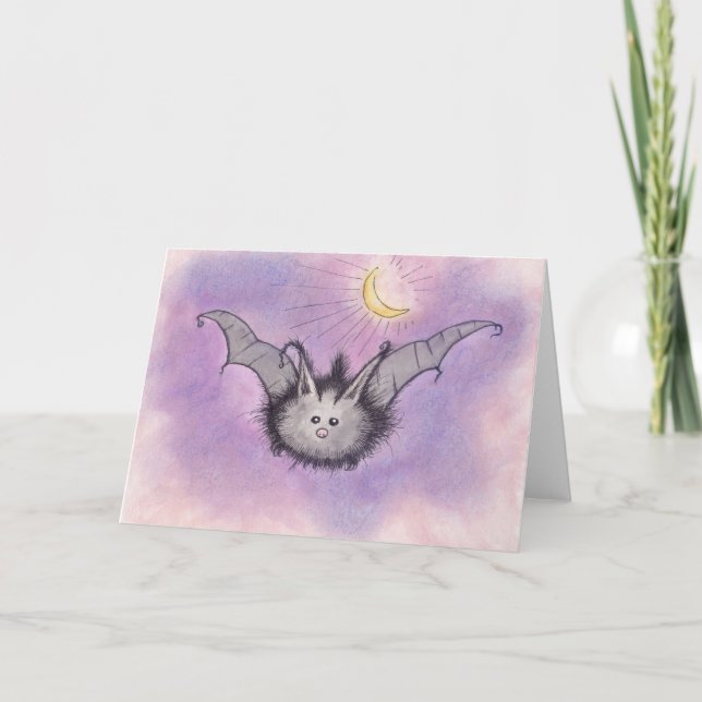 Fuzzy Bat Card (Front)