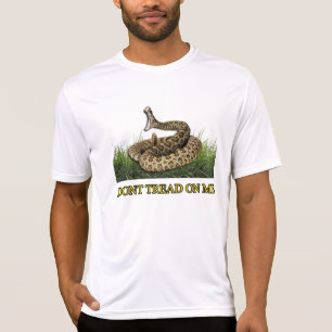 Fuzzy Express® Modern Gadsden Flag White T-Shirt