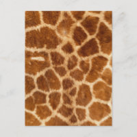 Fuzzy Giraffe Fur Pattern