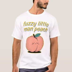 Fuzzy Little Man Peach - Movie-Inspired T-Shirt