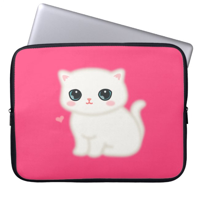Fuzzy Little Thing Laptop Sleeve (Front)