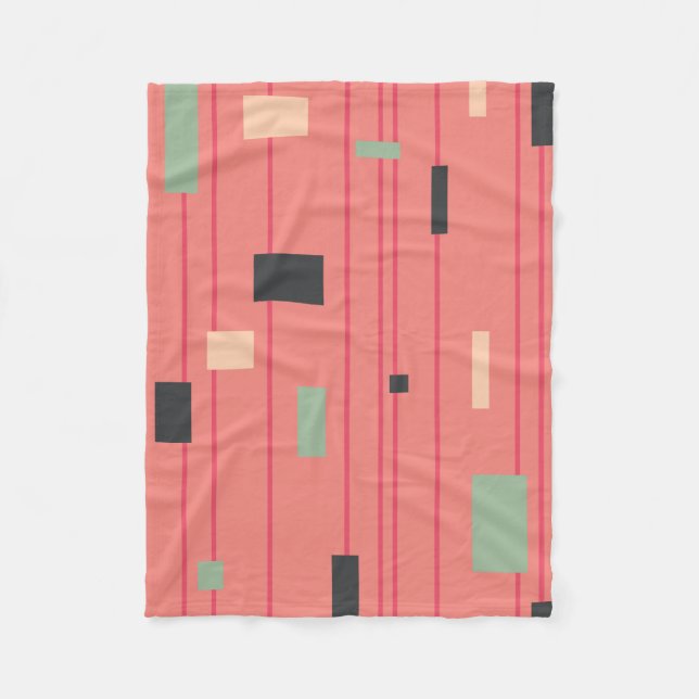 Fuzzy Pink Panther Fleece Blanket (Front)