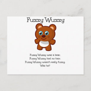 Fuzzy Wuzzy Postcard