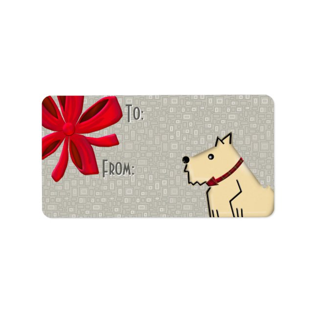 Fuzzy Wuzzy To-From Gift Tags (Front)