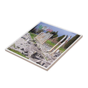 FVG001 AQUILEIA, Roman Ruins, Italy, Tile