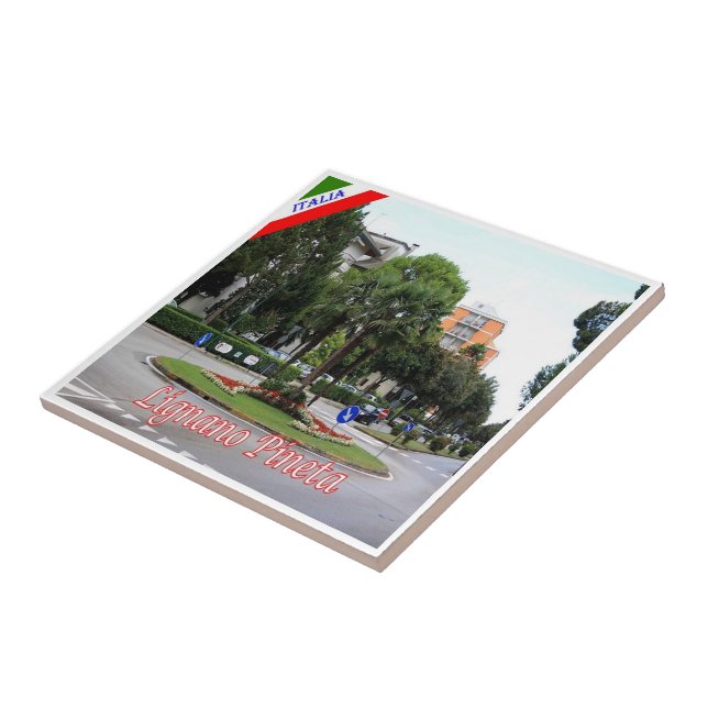 FVG008 LIGNANO, Pinewood, Italy, Fridge Tile (Side)
