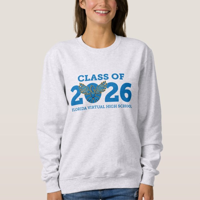 FVHS Class of 2026 Sweatshirt (Ash) (Front)