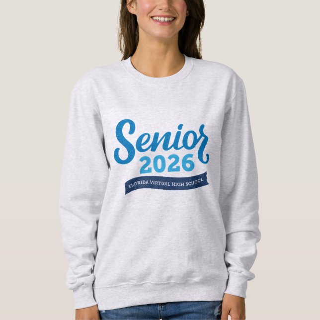 FVHS Senior 2026 Sweatshirt (Ash) (Front)