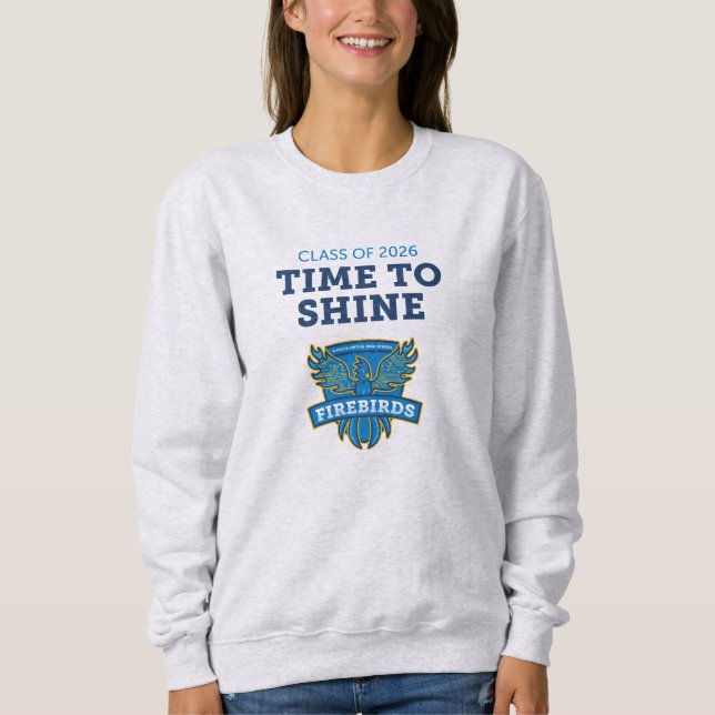 FVHS Time to Shine Sweatshirt (Ash) (Front)