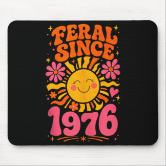 Fvibesl Since 1976 Retro Sun - Funny 50th Birthday Mouse Pad