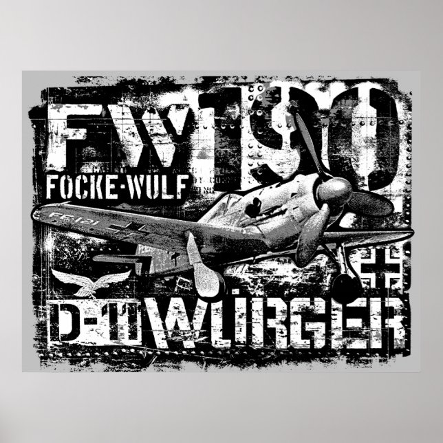 Fw 190 D-11 Poster (Front)