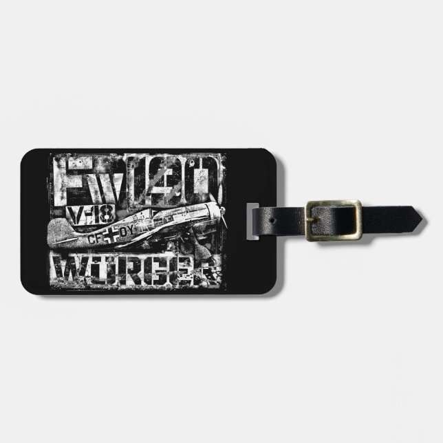 Fw 190 luggage tag (Front Horizontal)