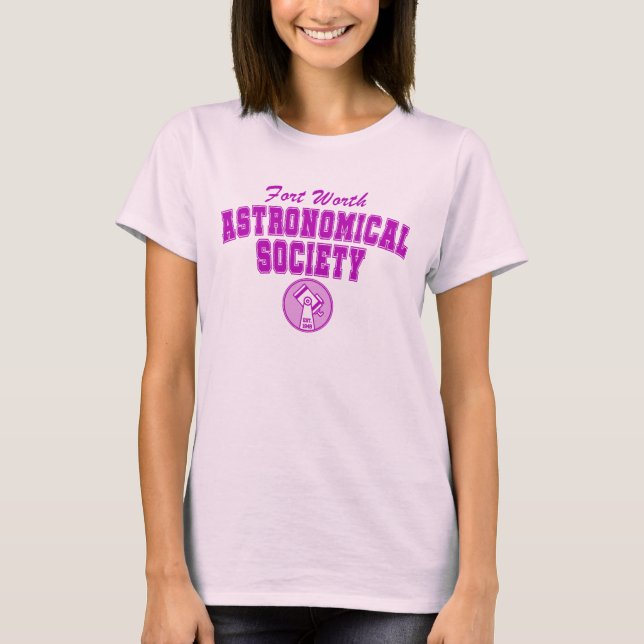 FWAS Collegiate Purple on Woman's T-Shirt (Front)