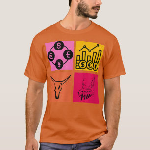 FX Trader Forex trading Bull Bear  T-Shirt