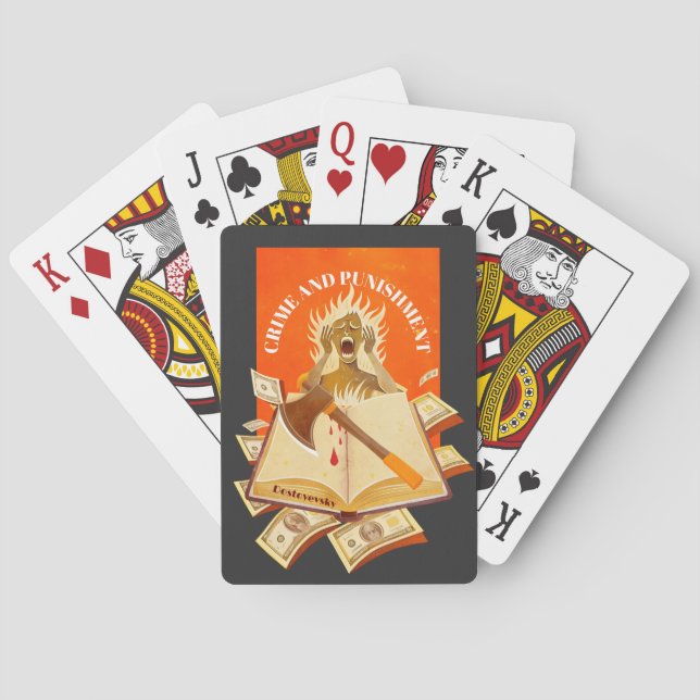 Fyodor Dostoevsky, Crime and Punishment  Playing Cards (Back)