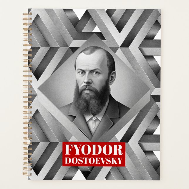 Fyodor Dostoevsky - Geometric elegant style Planner (Front)