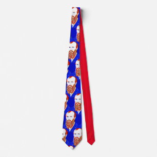 Fyodor Dostoevsky - Geometric elegant style Tie