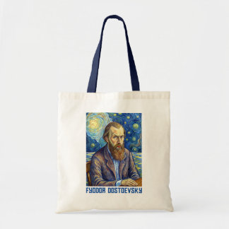 Fyodor Dostoevsky - Geometric elegant style Tote Bag