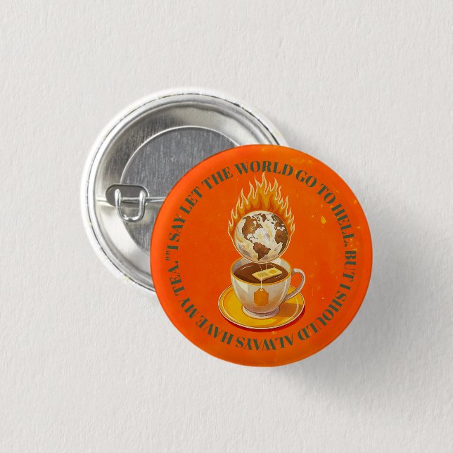 Fyodor Dostoevsky,  tea quote  3 Cm Round Badge (Front & Back)