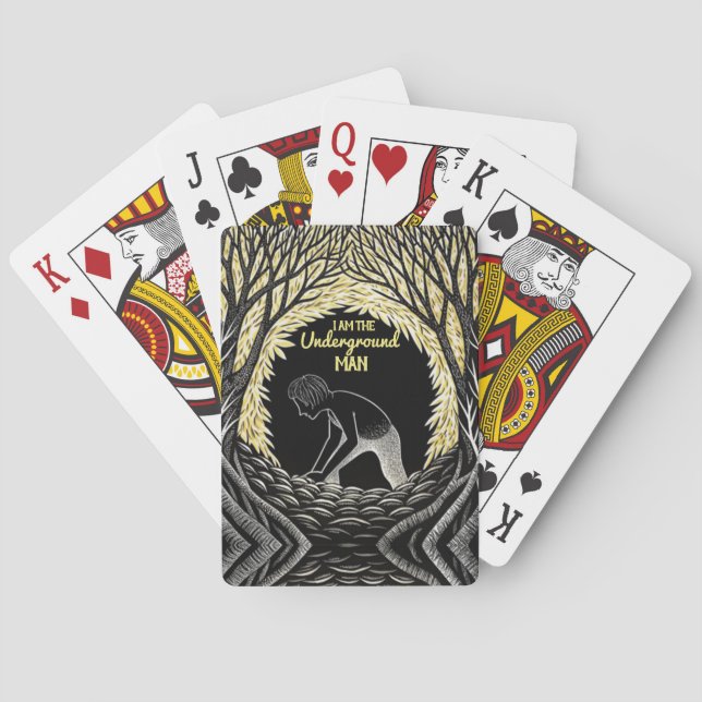 Fyodor Dostoevsky The Underground Man Playing Cards (Back)