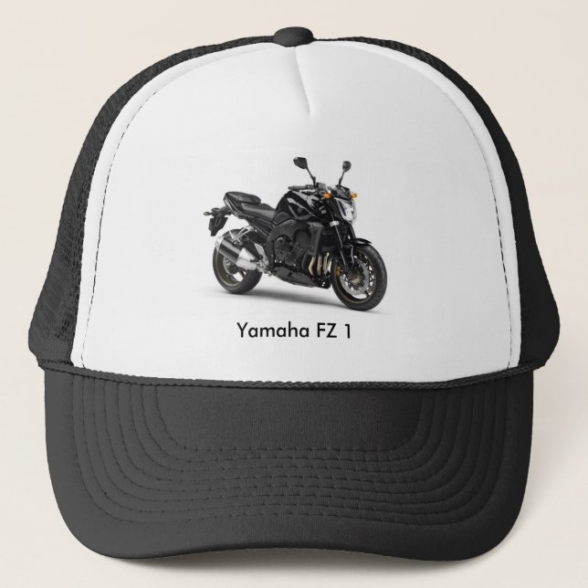 FZ1 black Trucker Hat (Front)