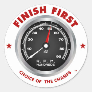 G2 'FINISH FIRST' Choice of the Champs Stickers