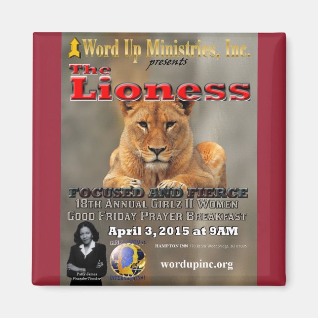 G2W 2015 Prayer Breakfast Magnet (Front)