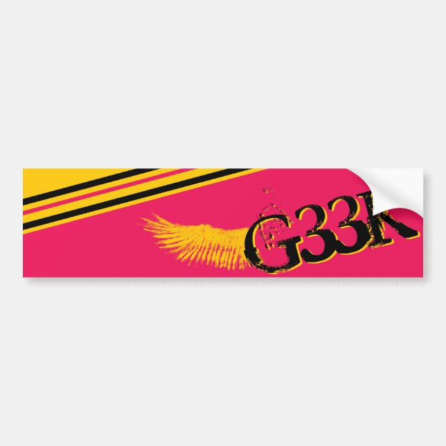 G33K BUMPER STICKER (Front)