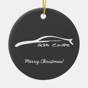 G35 Coupe Brushstroke Christmas Ornament