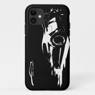 G35 Coupe Rolling shot w/ White Silhouette Logo Case-Mate iPhone Case