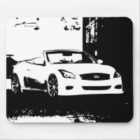 G37 Convertible white brush stroke logo