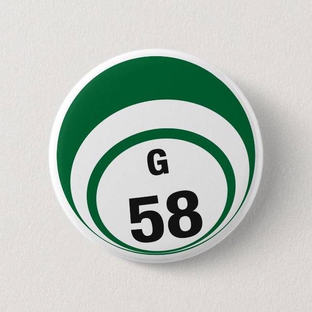 G58 Bingo Ball button (Front)