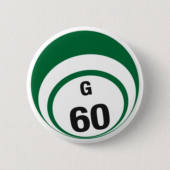 G60 Bingo Ball button (Front)