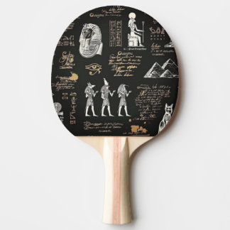 G90Pharaoh with the hammer Hieroglyphs  Ping Pong Paddle
