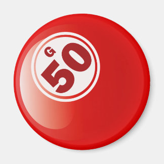 G 50 BINGO BALL MAGNET