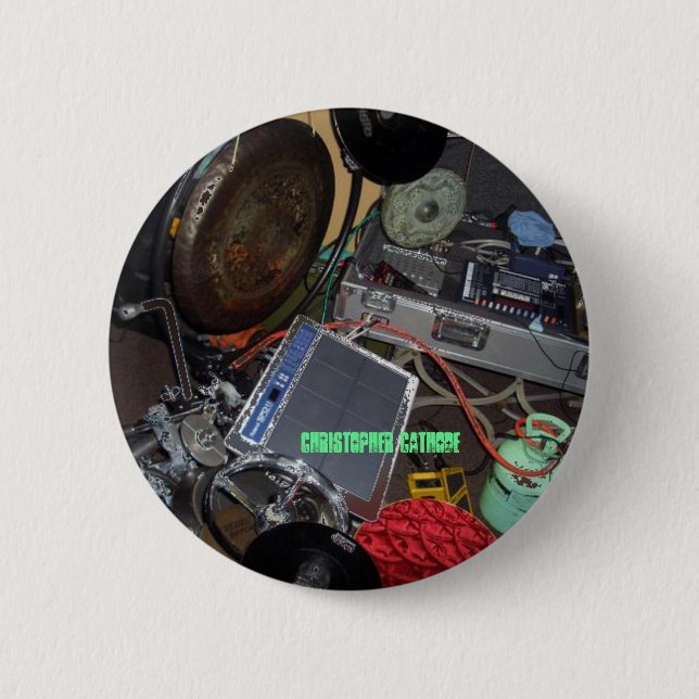 G acid kit 2, christopher cathode 6 cm round badge (Front)