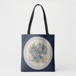 G creation Office blue flower Tote Bag