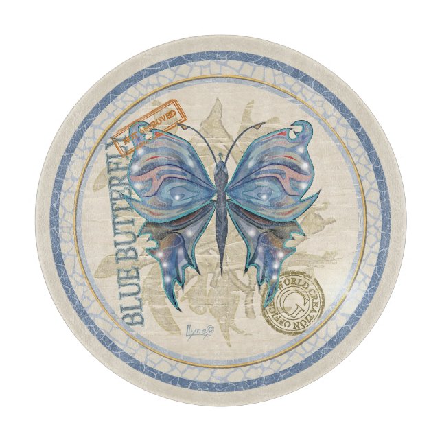 G Creation Office butterfly Cutting Board (Front)