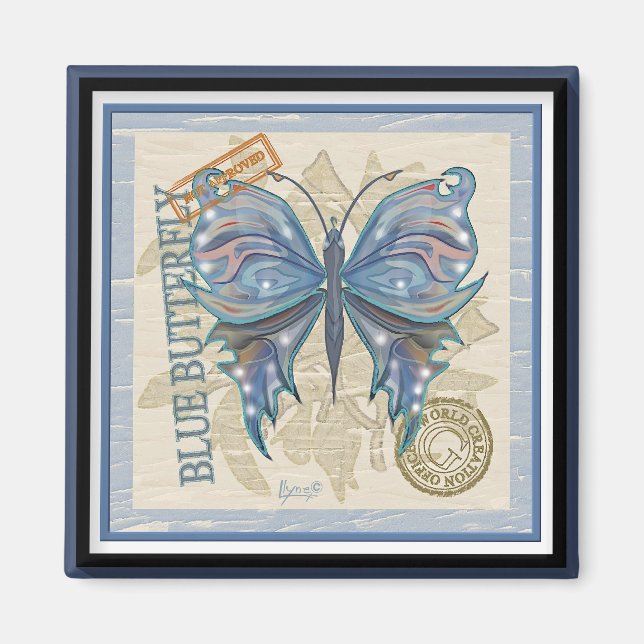 G Creation Office butterfly Magnet (Front)