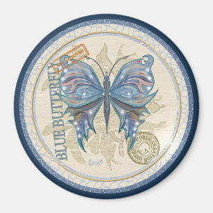 G Creation Office butterfly Magnet