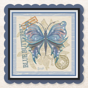 G Creation Office butterfly Paper Coaster