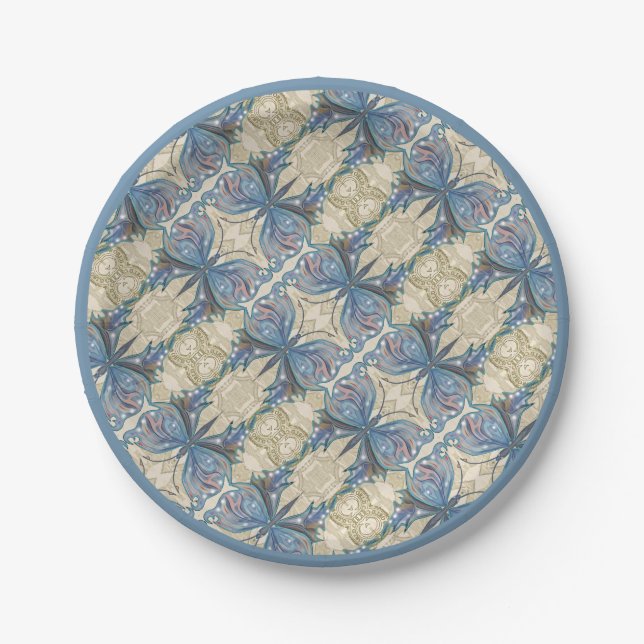 G Creation Office butterfly Paper Plate (Front)