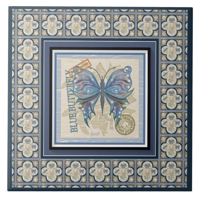 G Creation Office butterfly Tile (Front)