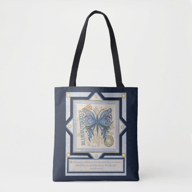 G creation Office butterfly Tote Bag (Front)