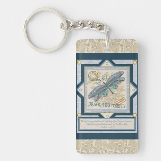 G Creation Office dragonfly Key Ring (Front)