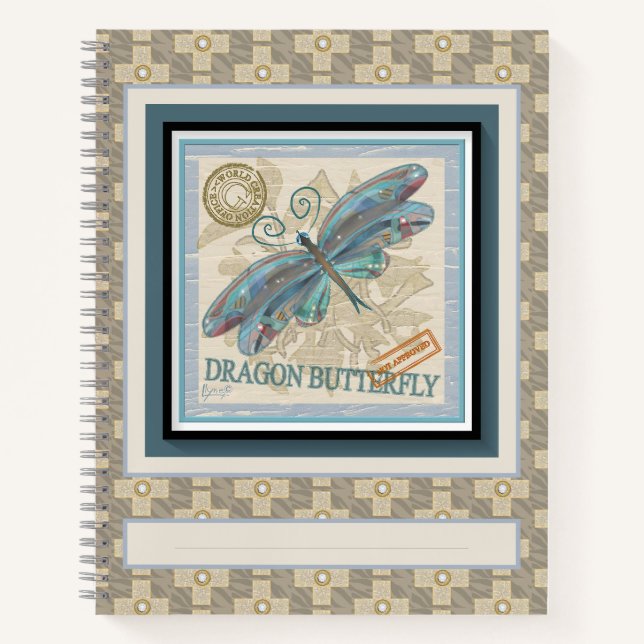 G Creation Office dragonfly Notebook (Front)
