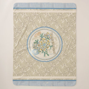 G Creation Office yellow flower Fleece Blanket
