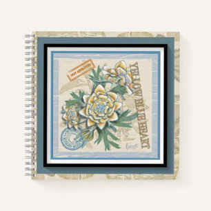 G Creation Office yellow flower Notebook