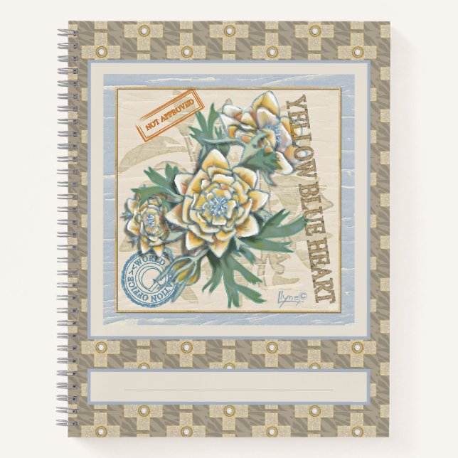 G Creation Office yellow flower Notebook (Front)